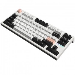 Bàn phím cơ FL-Esports FL750 White Olivia 3 Mode Gasket Mount Gateron Pro Yellow switch