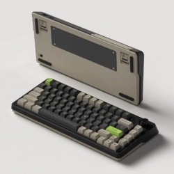 Bàn phím cơ FL-Esports CMK75 SAM Desert Grey FLCMMK Ice Pink switch