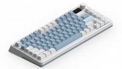 Bàn phím cơ FL-Esports CMK75 SAM Lake Placid Blue FLCMMK Ice Pink switch