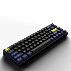 Bàn phím cơ FL-Esports FL680SAM Night Black Wireless Gateron Cap White switch