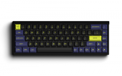 Bàn phím cơ FL-Esports FL680SAM Night Black Wireless Gateron Cap White switch