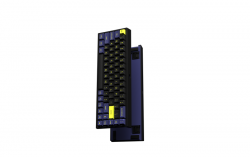 Bàn phím cơ FL-Esports FL680SAM Night Black Wireless Gateron Cap White switch