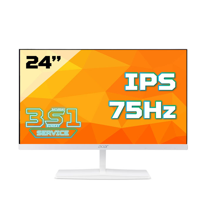 Màn hình máy tính Acer ED245QA UM.UE5SS.A01 23.6 inch IPS Trắng