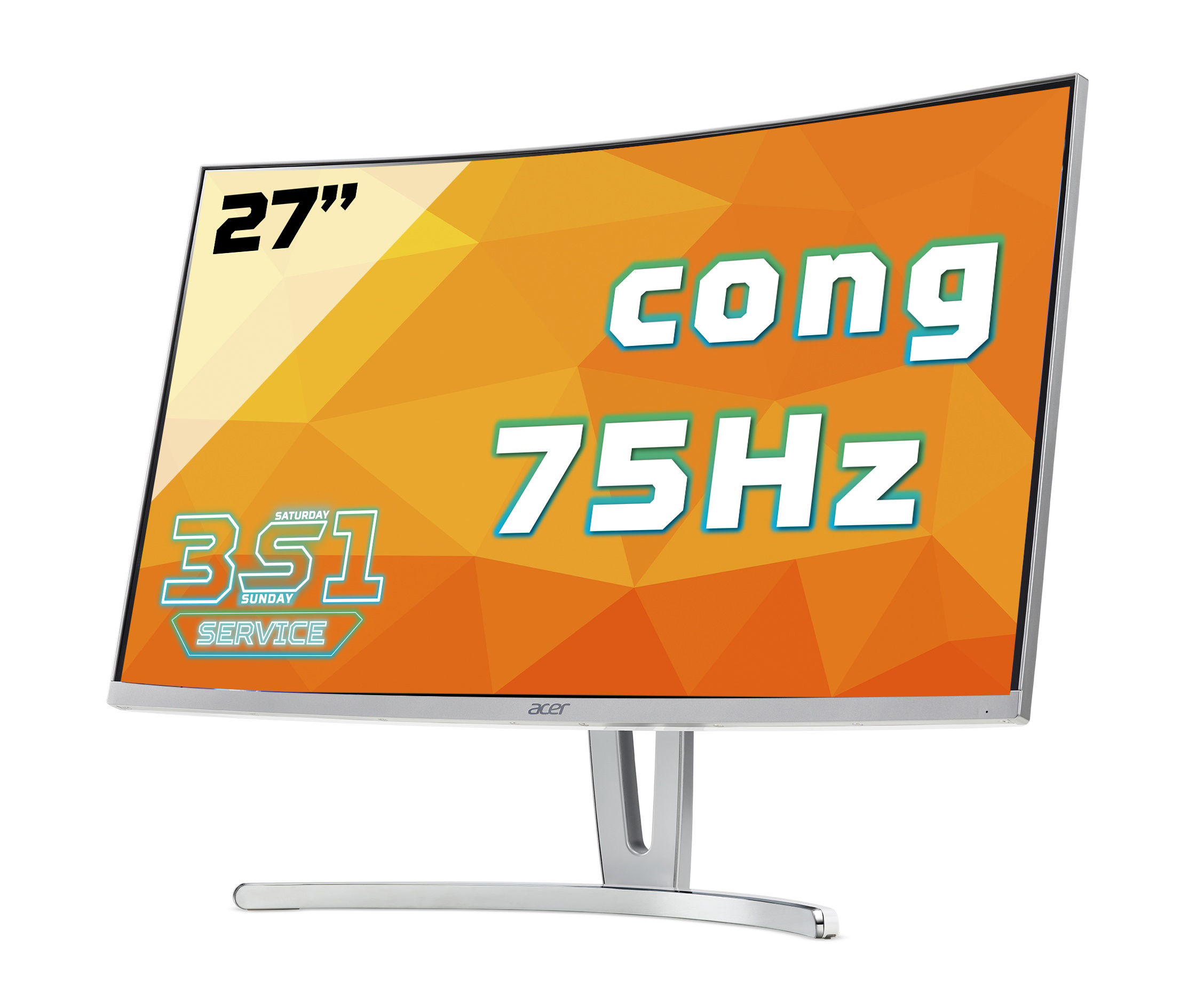 Màn hình máy tính Acer ED273 27 inch FHD 75Hz Cong (UM.HE3SS.002)
