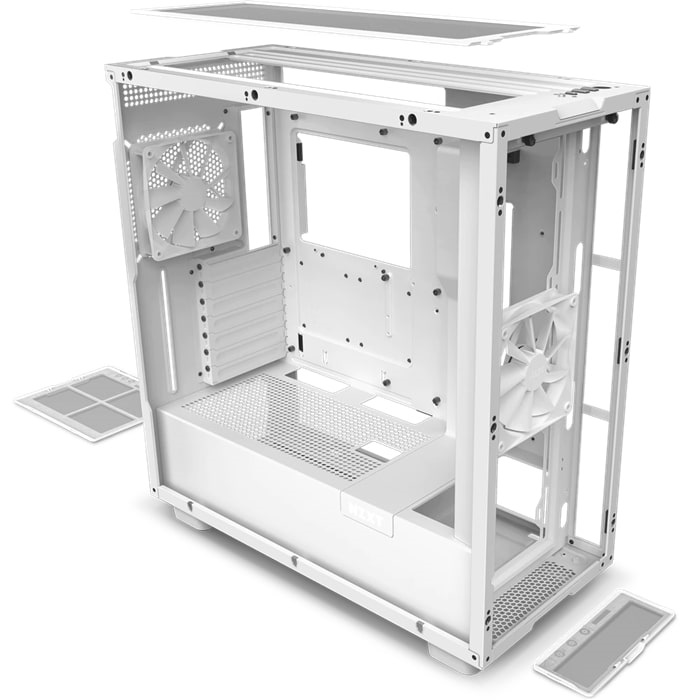 Vỏ case NZXT H7 WH/WH CM-H71BW-01 (Mid Tower / Màu Trắng)