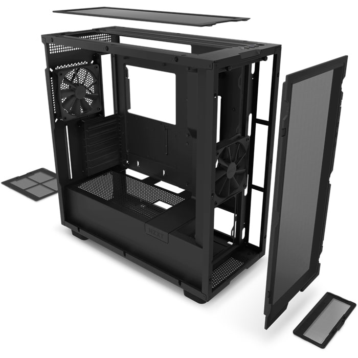 Vỏ case NZXT H7 Flow BK/BK CM-H71FB-01 (Mid Tower / Màu Đen)
