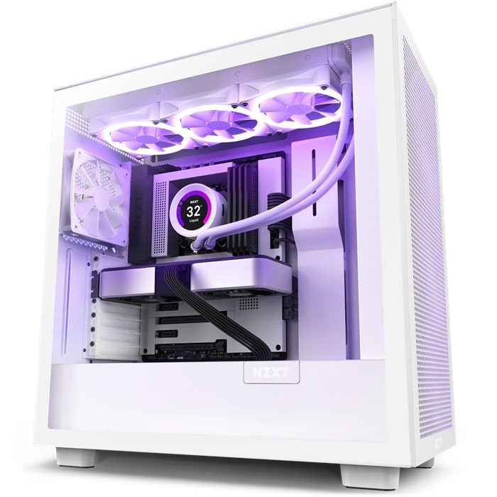 Vỏ case NZXT H7 Flow WH/WH CM-H71FW-01 (Mid Tower / Màu Trắng)