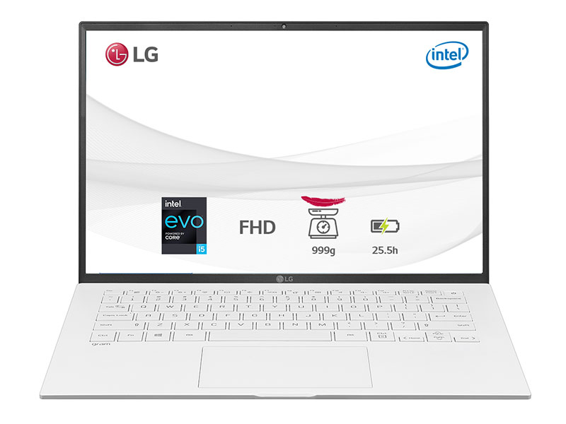 Laptop LG Gram 2021 14ZD90P-G.AX51A5 (Core i5-1135G7 | 8GB | 256GB | Intel Iris Xe | 14.0 inch WUXGA | FreeDos | Trắng)