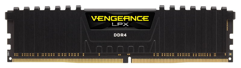 RAM Corsair Vengeance LPX 8GB (1x8GB) DDR4 3000MHz Black